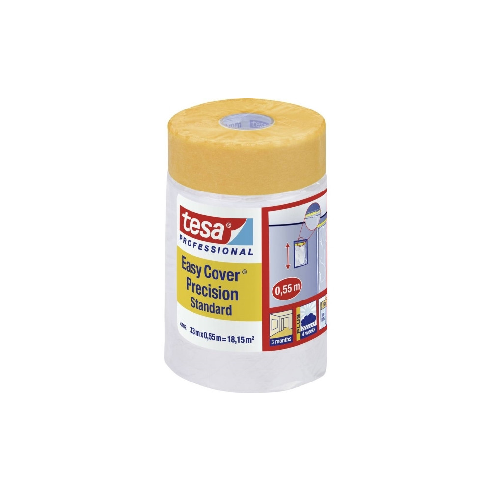 Produktbild för tesa Tesa 04402-00003-01 Täckfilm tesa Easy Cover® Orange (L...