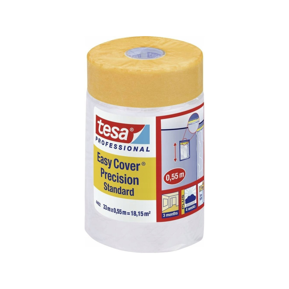 Produktbild för tesa Tesa 04402-00003-01 Täckfilm tesa Easy Cover® Orange (L...