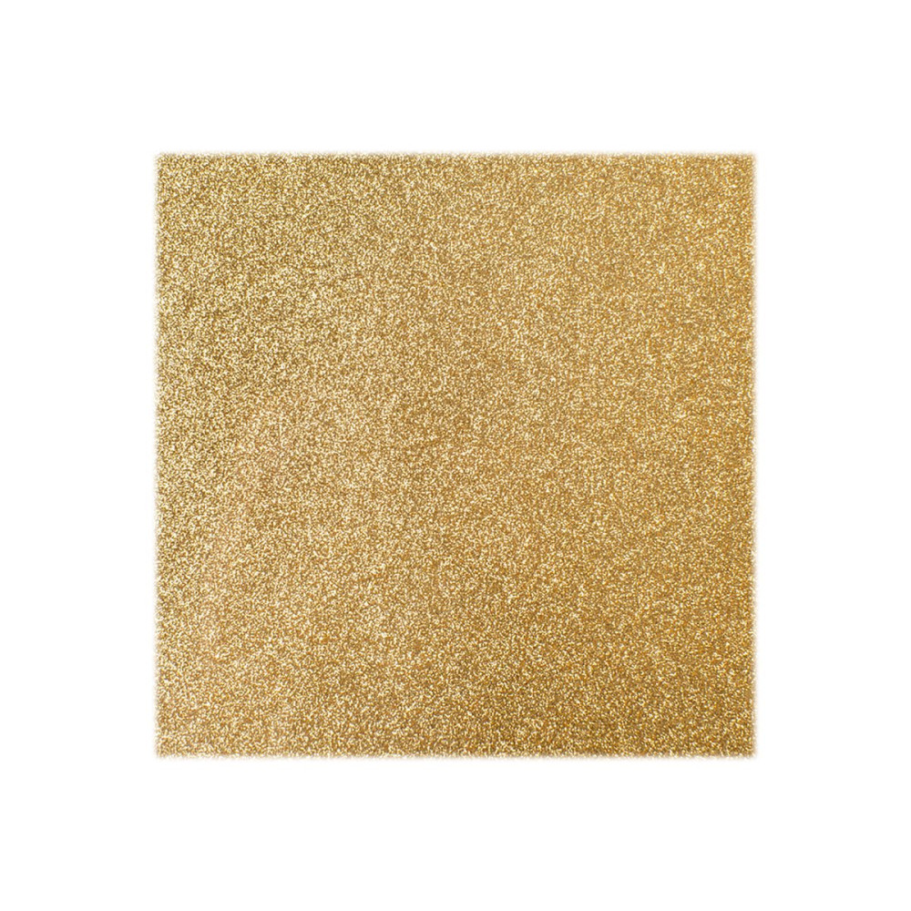 Produktbild för Cricut Iron-on Metallics Sampler - hantverksmaterial - 30.5 x 30.5 cm - 6 ark - glitterguld, glittersilver