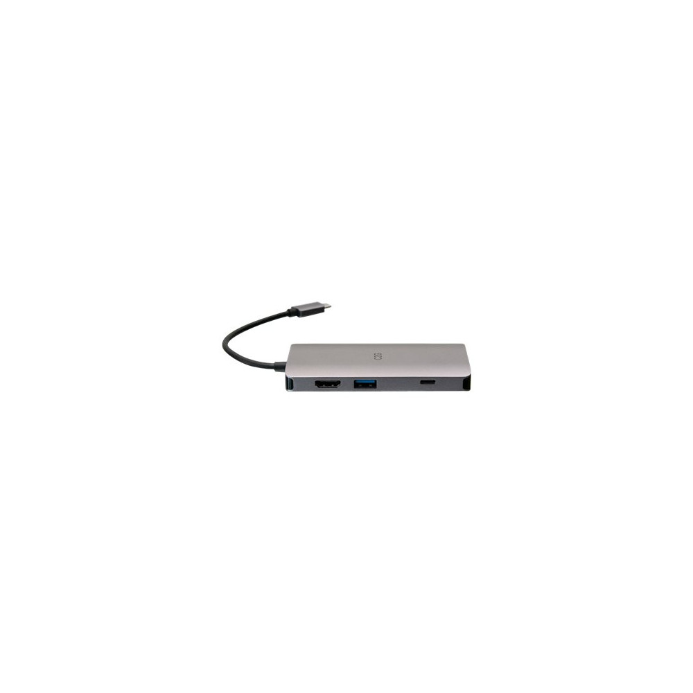 Produktbild för C2G USB-C® Mini Dock with HDMI, 2x USB-A, Ethernet, SD Card Reader, and USB-C Power Delivery up to 100W - 4K 30Hz - dockningsstation - USB-C / Thunderbolt 3 - HDMI - 1GbE