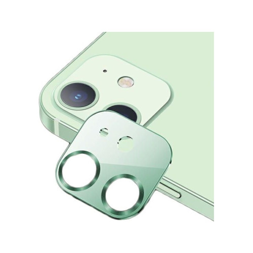 USAMS Usams USAMS Camera Lens Glass iPhone 12 metal zielony/green...
