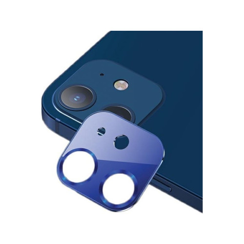 USAMS Usams USAMS Camera Lens Glass iPhone 12 metal niebieski/blue...