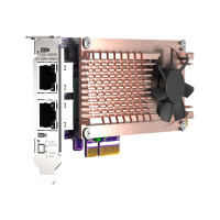 Produktbild för QNAP QM2-2P2G2T - kontrollerkort - M.2 NVMe Card / PCIe 3.0 (NVMe) - PCIe 3.0 x4, 2.5 Gigabit Ethernet