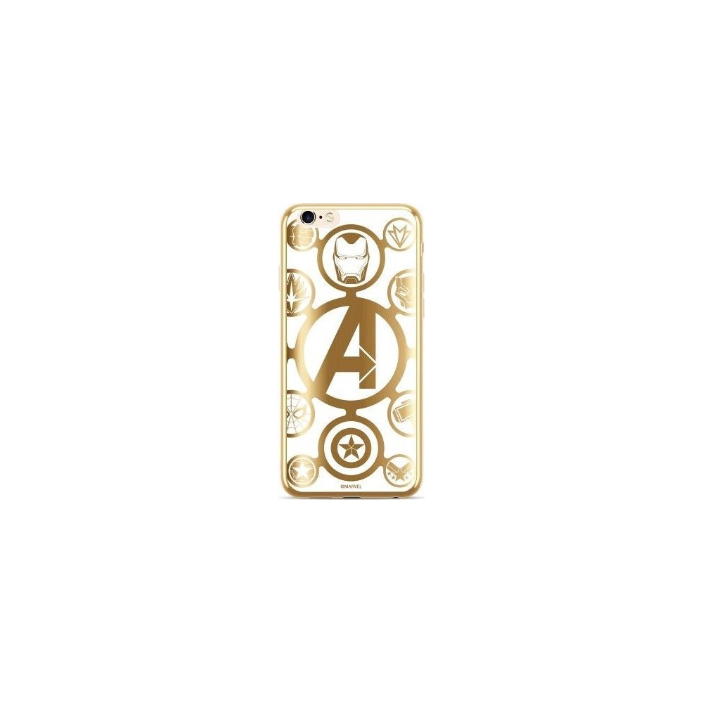 Produktbild för ERT CASE ETUI CHROME MARVEL AVENGERS 007 IPHONE X XS ZŁOTY s...