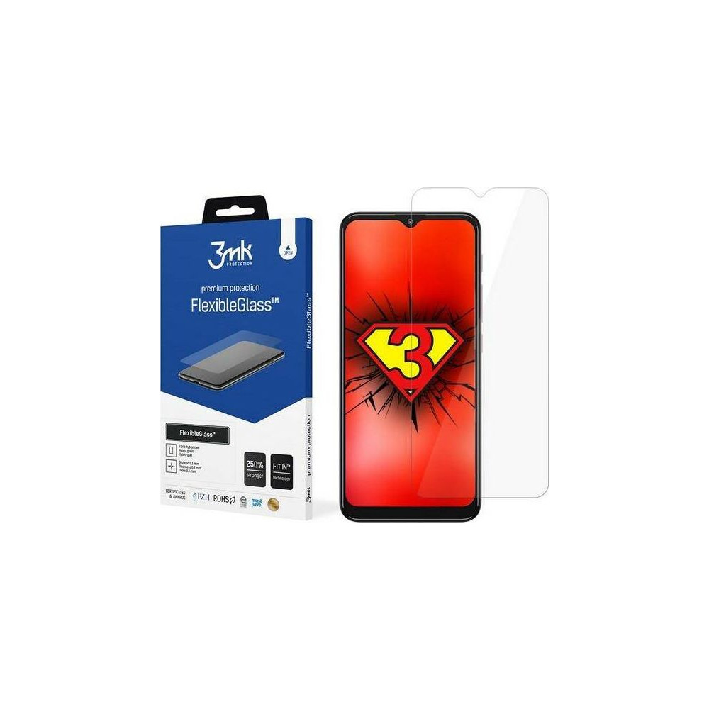 Produktbild för 3MK FlexibleGlass, Motorola, Moto G30/G10, Slagtålig, Reptål...