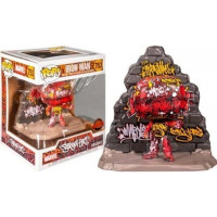 Produktbild för Funko Pop-figur MARVEL Deluxe Iron Man Street Art graffiti d...