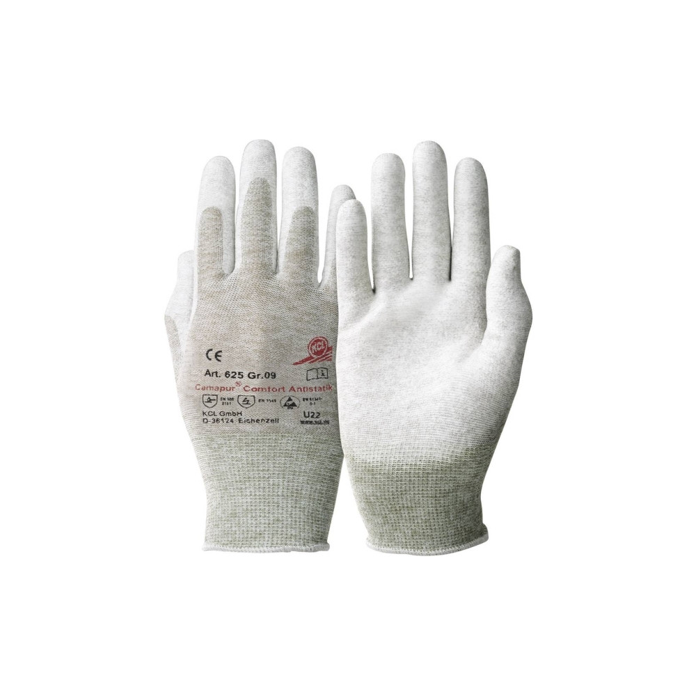 Produktbild för KCL 625-7 Camapur Comfort antistatisk polyamid arbetshandske...