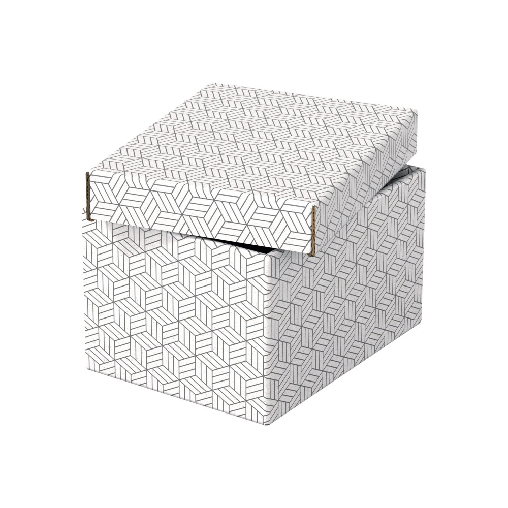 Produktbild för Esselte - presentkartong - small - 25.5 cm x 20 cm x 15 cm - vit - paket med 3