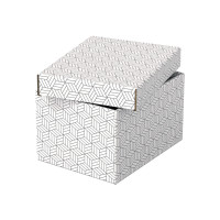 Produktbild för Esselte - presentkartong - small - 25.5 cm x 20 cm x 15 cm - vit - paket med 3