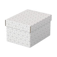 Produktbild för Esselte - presentkartong - small - 25.5 cm x 20 cm x 15 cm - vit - paket med 3