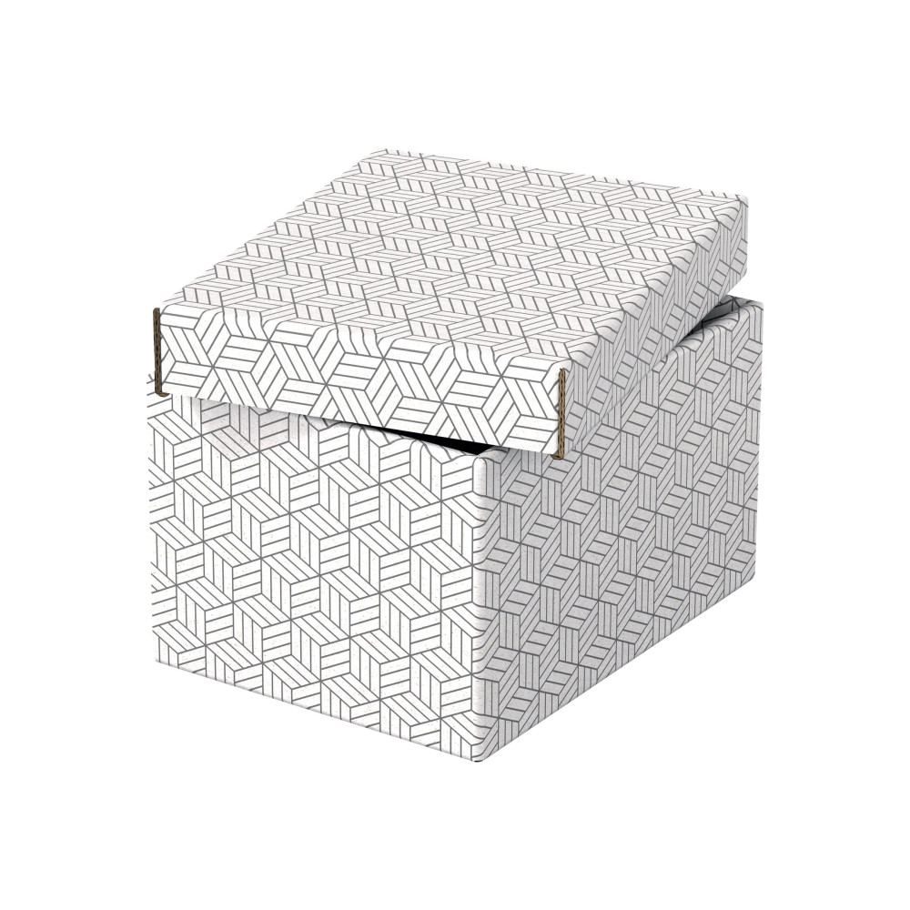 Produktbild för Esselte - presentkartong - small - 25.5 cm x 20 cm x 15 cm - vit - paket med 3