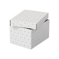Produktbild för Esselte - presentkartong - small - 25.5 cm x 20 cm x 15 cm - vit - paket med 3