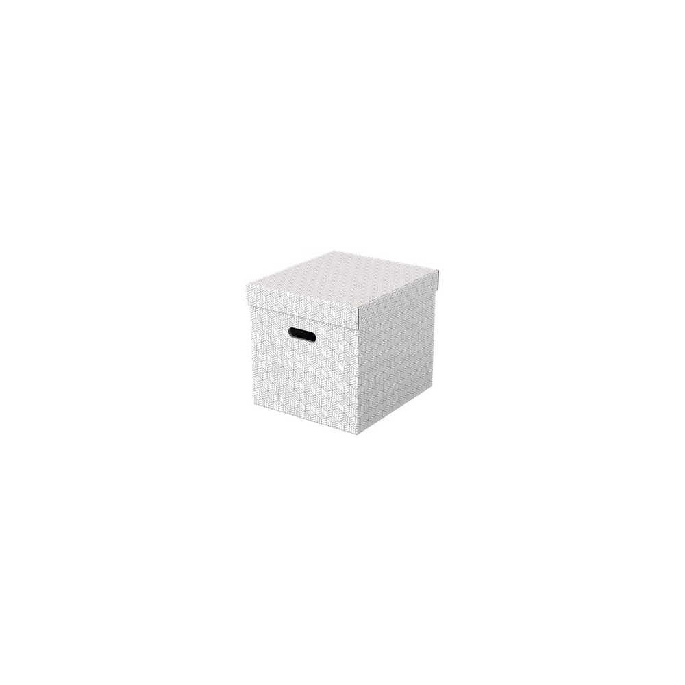 Produktbild för Esselte Cube - presentkartong - 36.5 cm x 32 cm x 31.5 cm - vit - paket med 3