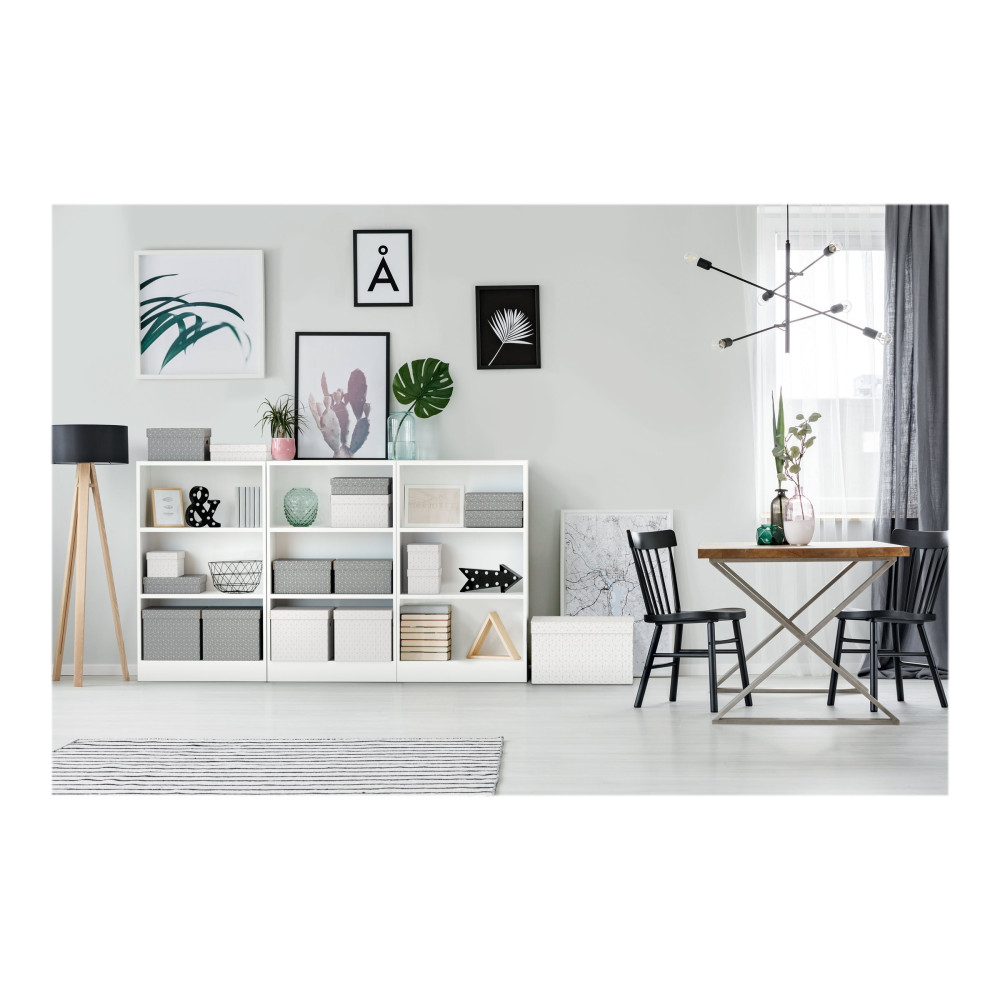Produktbild för Esselte Cube - presentkartong - 36.5 cm x 32 cm x 31.5 cm - vit - paket med 3
