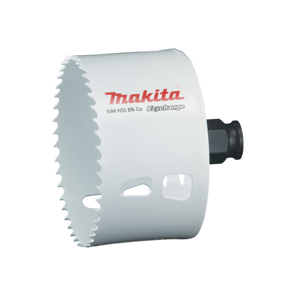 Produktbild för Makita EZYCHANGE hole saw - för trä, metall, plast, aluminum, rostfritt stål, stål, polyvinylklorid (PVC)
