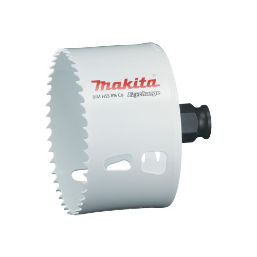 Makita Makita EZYCHANGE hole saw - för trä, metall, plast, aluminum, rostfritt stål, stål, polyvinylklorid (PVC)