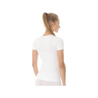 Produktbild för Brubeck SS00970A T-shirt dam med kort ärm COMFORT COTTON vit...