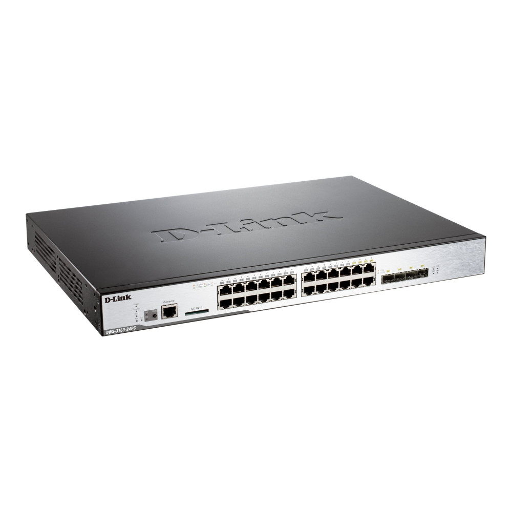 Produktbild för D-Link DWS 3160 - switch - 24 portar - Administrerad - rackmonterbar