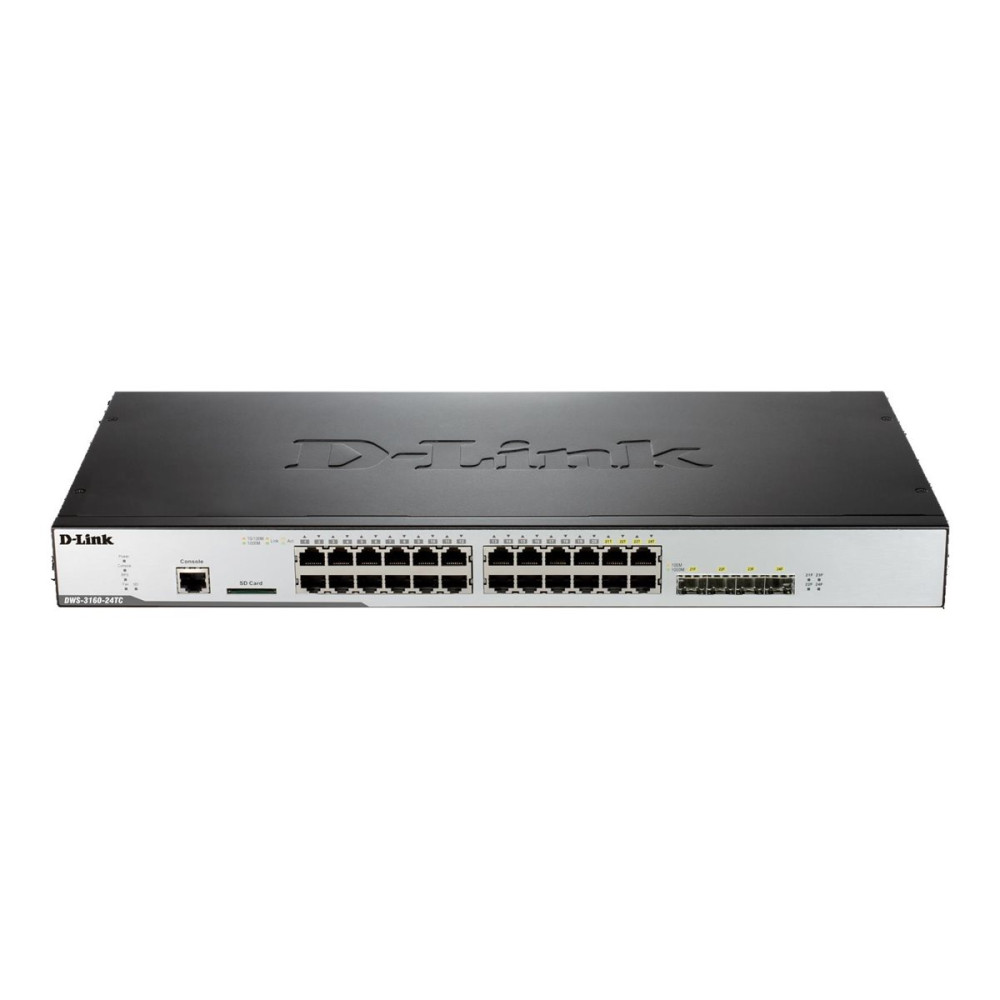 Produktbild för D-Link DWS 3160 - switch - 24 portar - Administrerad - rackmonterbar