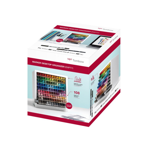 Tombow Marker Tombow ABT Dual Brush Pen med 108 stk. i desktop disp...