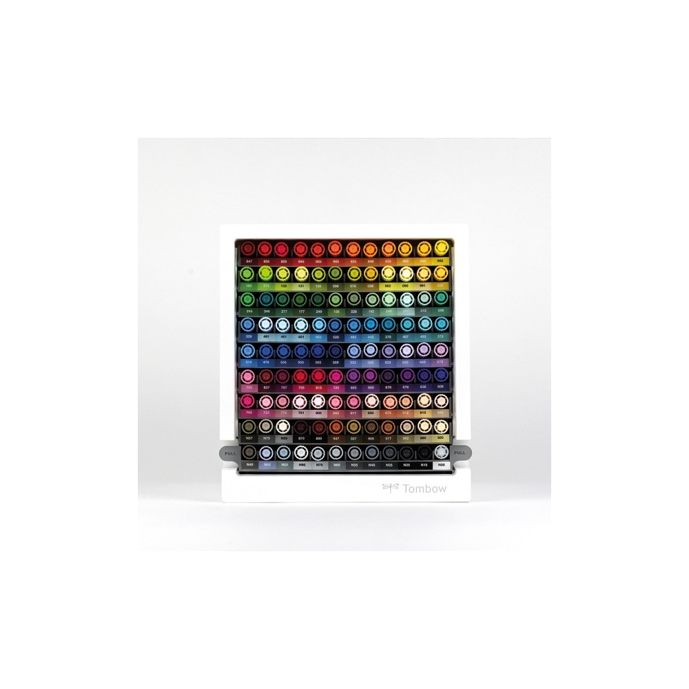 Produktbild för Marker Tombow ABT Dual Brush Pen med 108 stk. i desktop disp...
