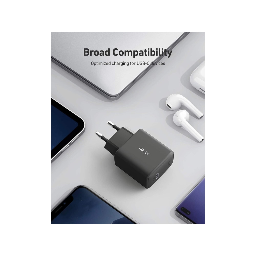 Produktbild för Aukey AUKEY PA-F1S Swift Charger Ultrafast 1xUSB C Power Del...