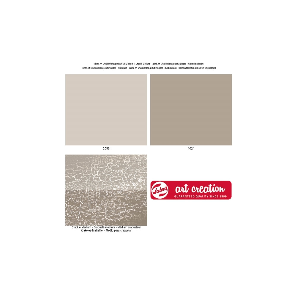 Produktbild för Talens Talens Art Creation Vintage Chalk set Beiges | 2 x 10...