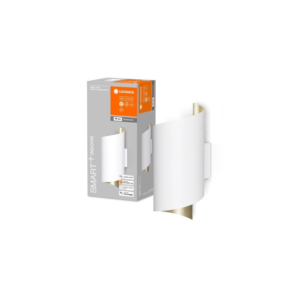 Produktbild för LEDVANCE SMART+ Orbis Wall, Smart väggbelysning, Wi-Fi, Vit,...