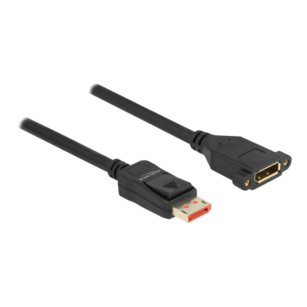 Produktbild för Delock - DisplayPort-förlängningskabel - DisplayPort till DisplayPort - 2 m