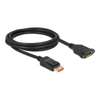 Produktbild för Delock - DisplayPort-förlängningskabel - DisplayPort till DisplayPort - 2 m