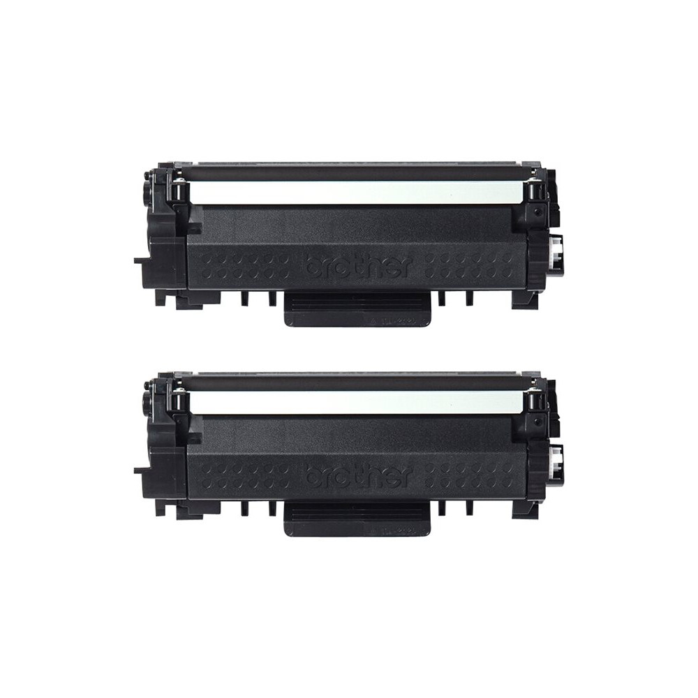 Produktbild för Brother TN2420 TWIN - 2-pack - Lång livslängd - svart - original - tonerkassett