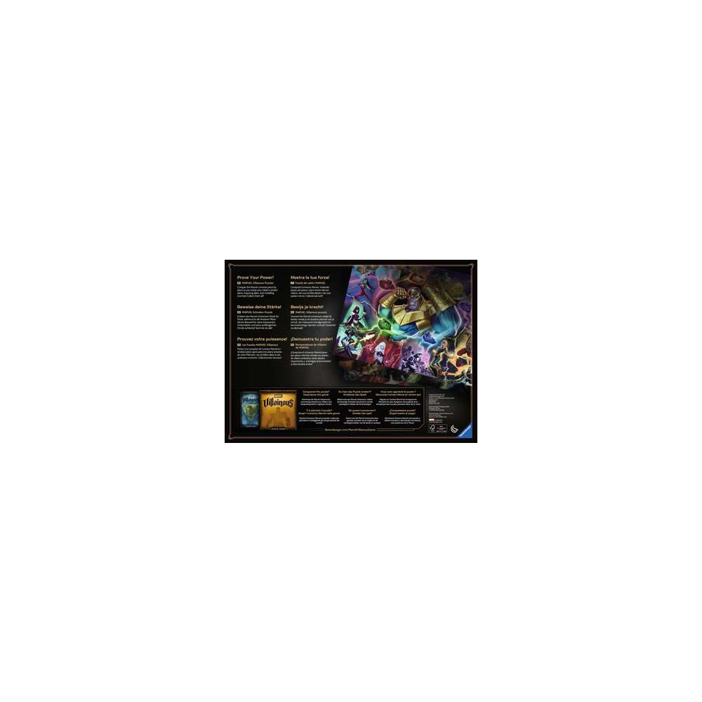 Produktbild för Ravensburger Marvel Villainous: Killmonger, 1000 styck, Seri...