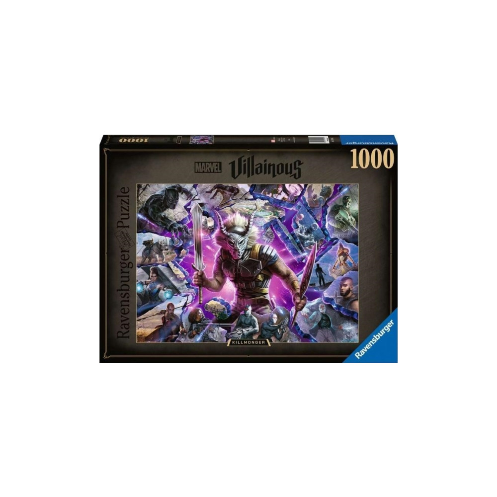 Produktbild för Ravensburger Marvel Villainous: Killmonger, 1000 styck, Seri...