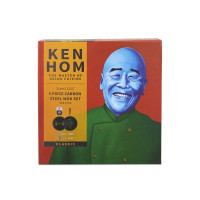 Produktbild för Ken Hom KH331051, Rund, Wokpanna, Svart, Kolstål, Metall, Ke...
