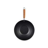 Produktbild för Ken Hom KH331051, Rund, Wokpanna, Svart, Kolstål, Metall, Ke...