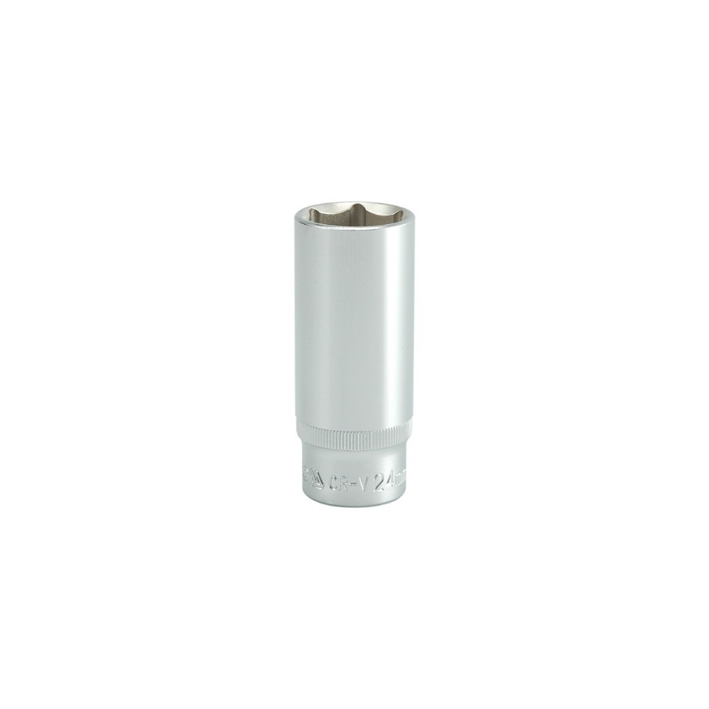 Produktbild för Yato YT-1237, Uttag, 1/2", Metrisk, 1 huvuden, 24 mm, Kromva...