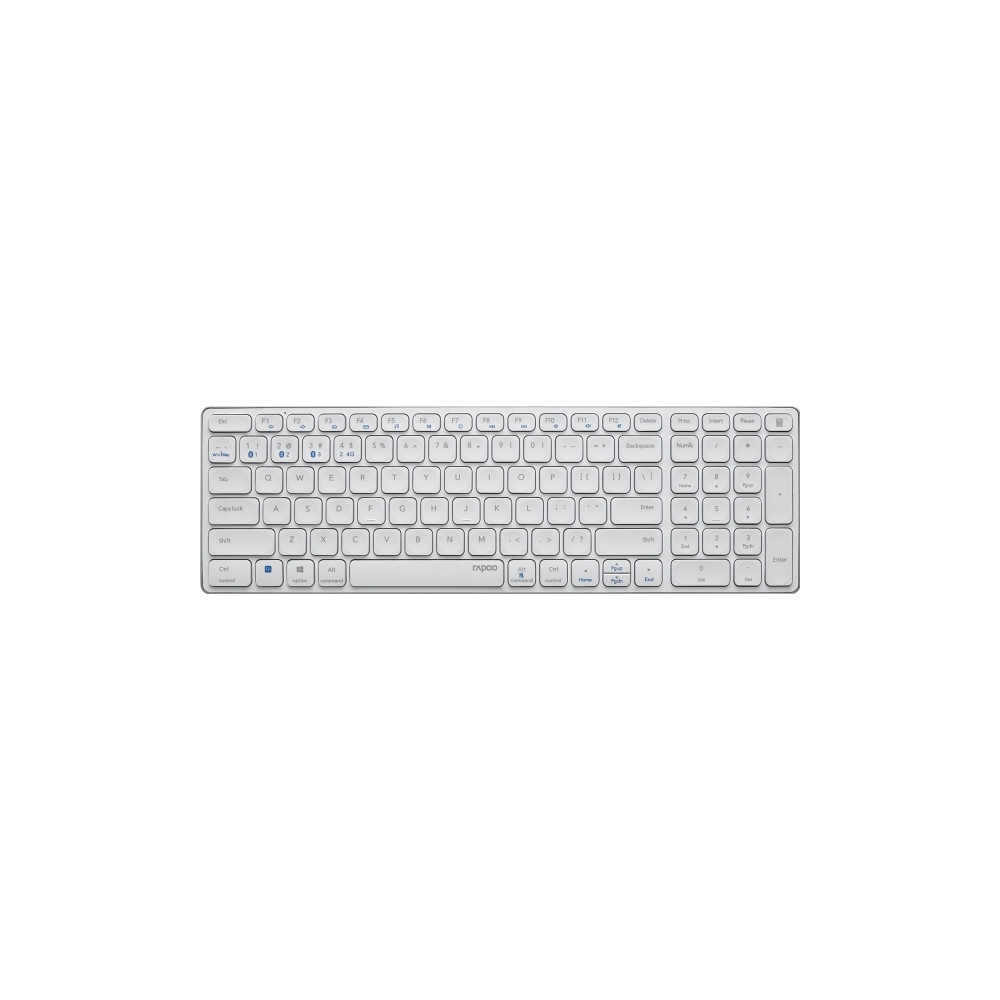 Produktbild för Rapoo RAPOO Keyboard MULTIMODE E9700M BLADE WIRELESS KEYBOAR...