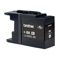 Produktbild för Brother LC1280XLBKBP2 - 2-pack - hög kapacitet - svart - original - bläckpatron