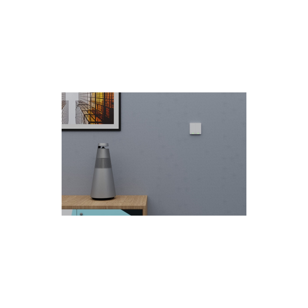 Produktbild för Tesla Smart Switch Dual Battery, Trådlös, ZigBee, Hvid, 2 ka...