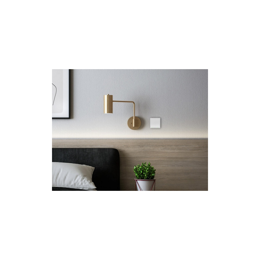 Produktbild för Tesla Smart Switch Dual Battery, Trådlös, ZigBee, Hvid, 2 ka...