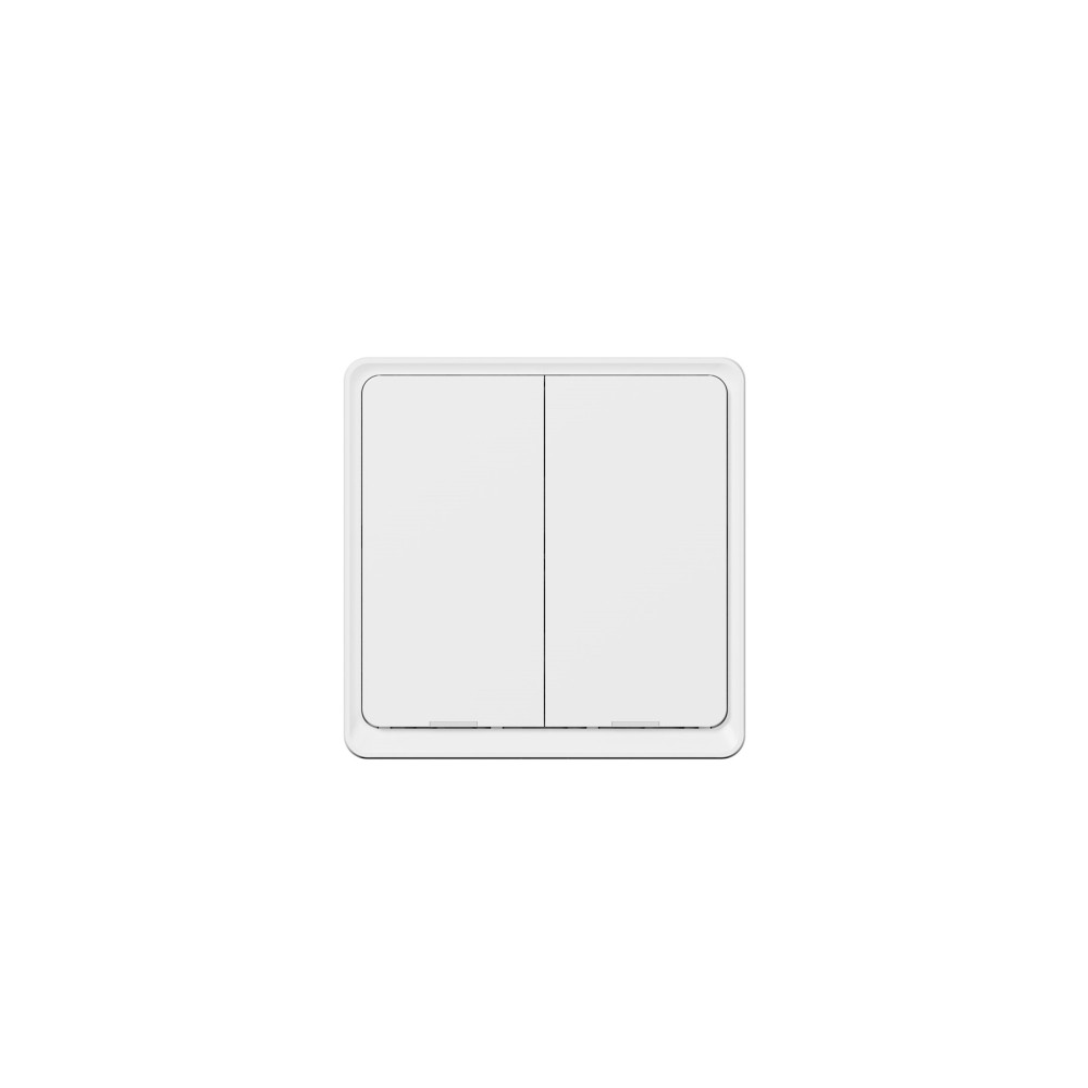 Produktbild för Tesla Smart Switch Dual Battery, Trådlös, ZigBee, Hvid, 2 ka...