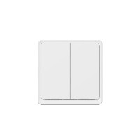 Produktbild för Tesla Smart Switch Dual Battery, Trådlös, ZigBee, Hvid, 2 ka...