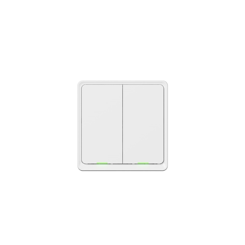 Produktbild för Tesla Smart Switch Dual Battery, Trådlös, ZigBee, Hvid, 2 ka...