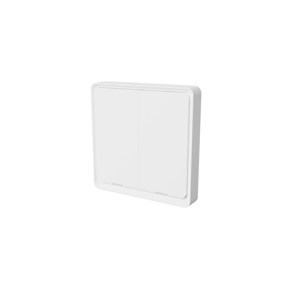 Produktbild för Tesla Smart Switch Dual Battery, Trådlös, ZigBee, Hvid, 2 ka...