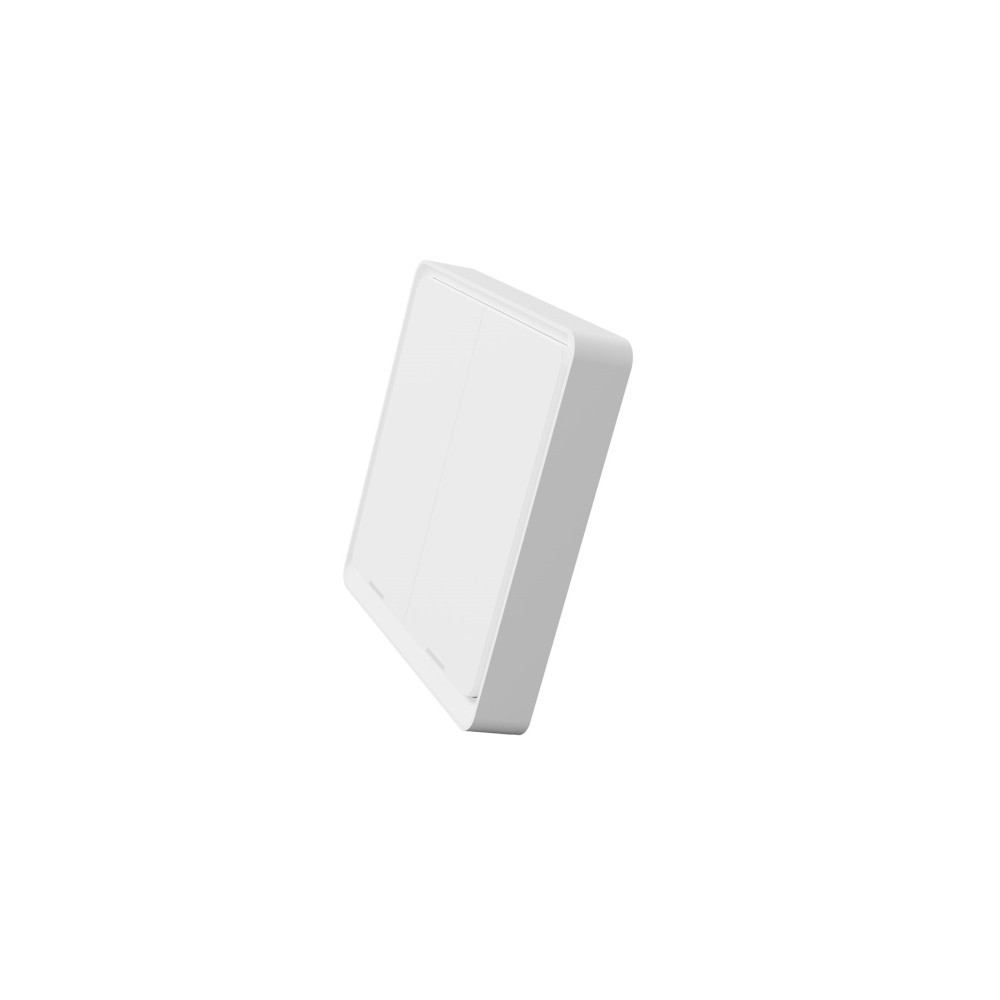 Produktbild för Tesla Smart Switch Dual Battery, Trådlös, ZigBee, Hvid, 2 ka...