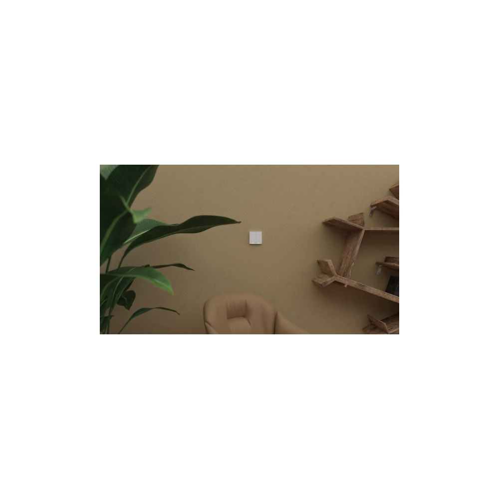 Produktbild för Tesla Smart Switch Dual Battery, Trådlös, ZigBee, Hvid, 2 ka...