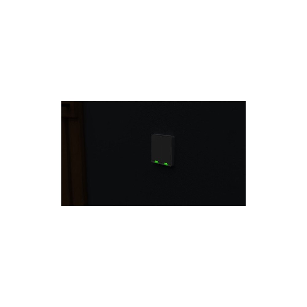 Produktbild för Tesla Smart Switch Dual Battery, Trådlös, ZigBee, Hvid, 2 ka...