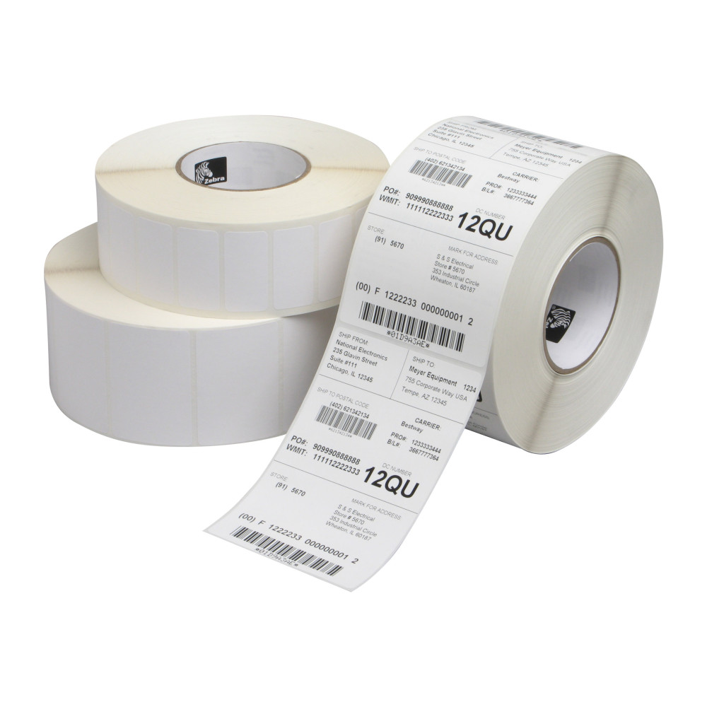 Produktbild för Zebra Z-Perform 1000T - etiketter - 6680 etikett (er) - 100 x 100 mm
