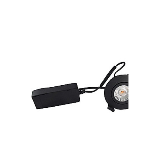 Nordtronic Downlight Low Profile ECO LED 6W 420 lm, 2700K, rund, matt s...
