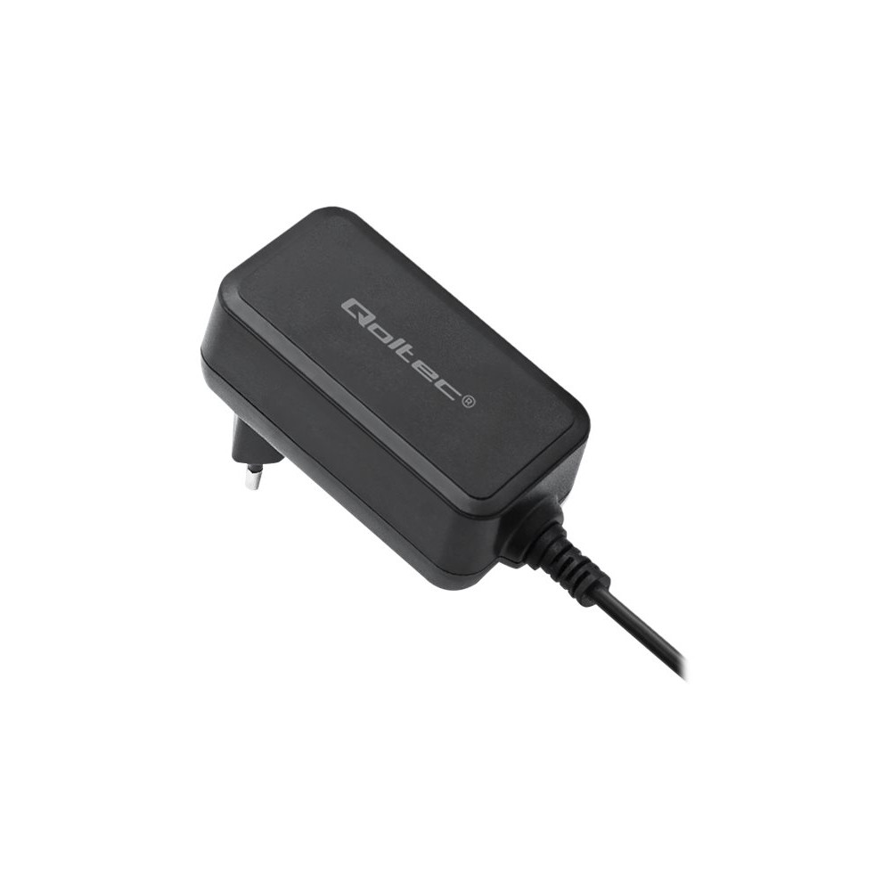 Produktbild för Qoltec strömadapter - DC-jack 5,5 x 2,1 mm - 27 watt